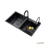 crafted-black-stainless-steel-basin-faucet