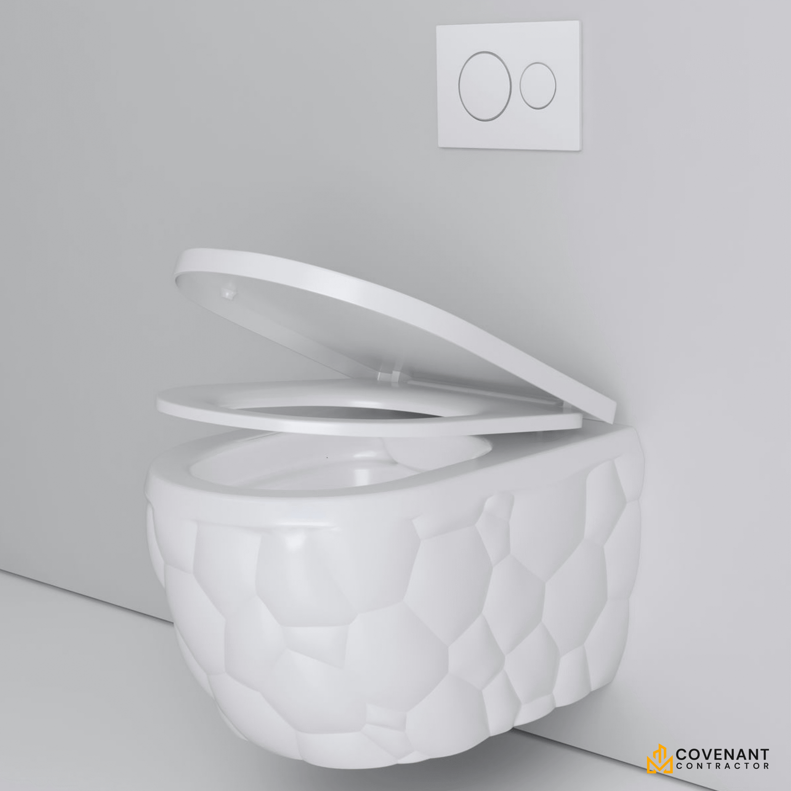 Huikler WH-070 Water Cube Wall Toilet - Image 2