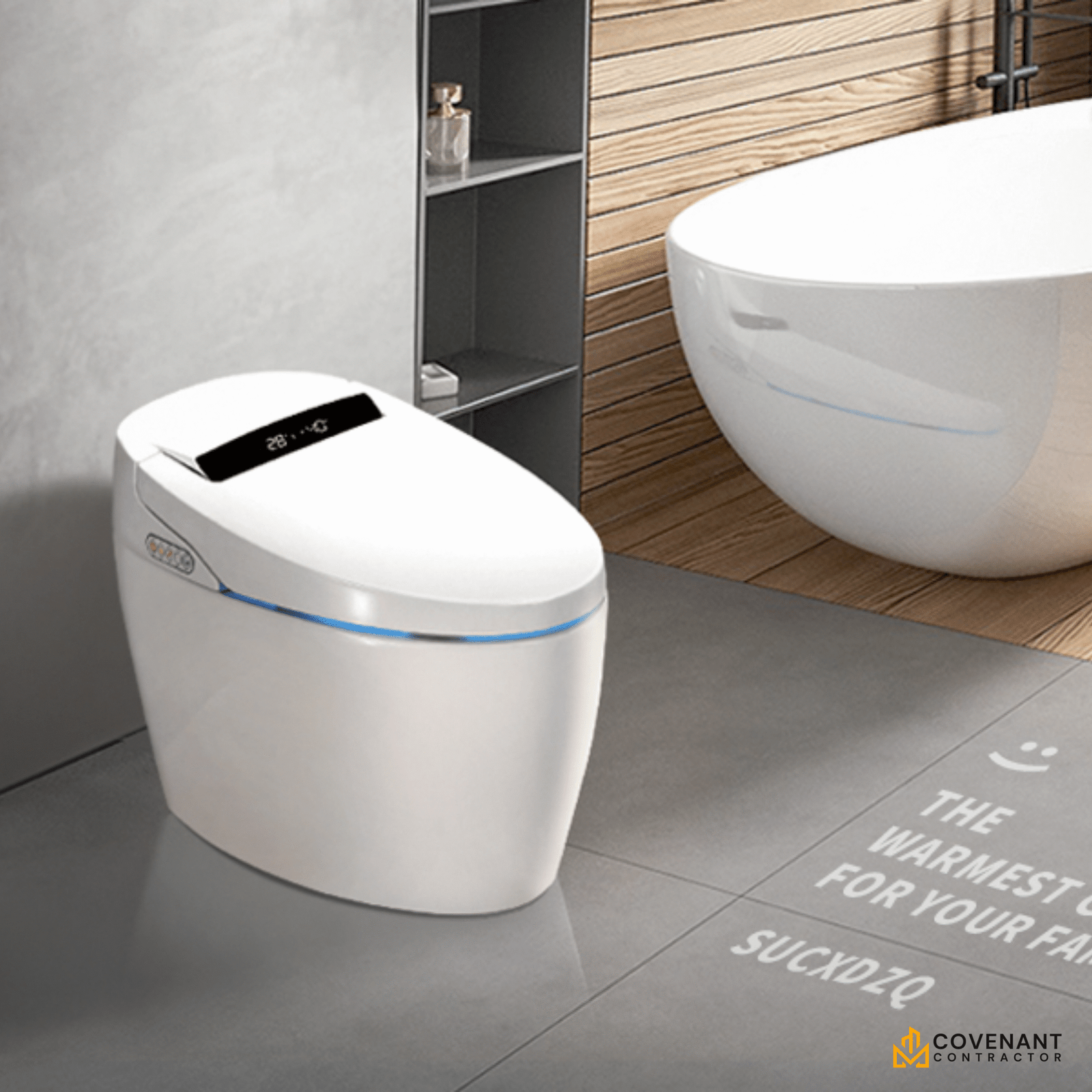 Smart Toilet One-Piece with Heated Bidet - Image 3
