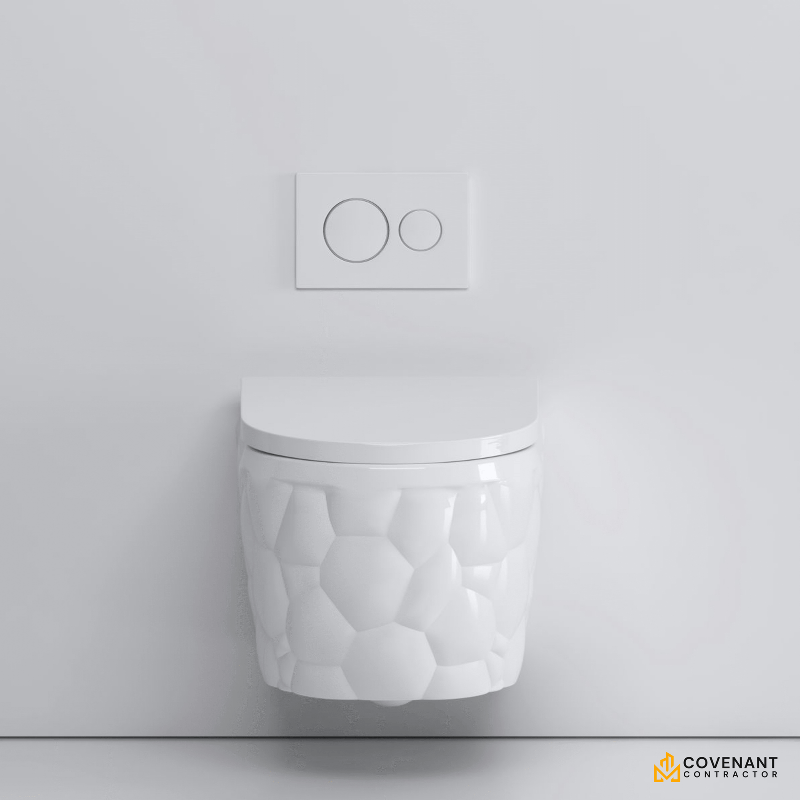 Huikler WH-070 Water Cube Wall Toilet - Image 3