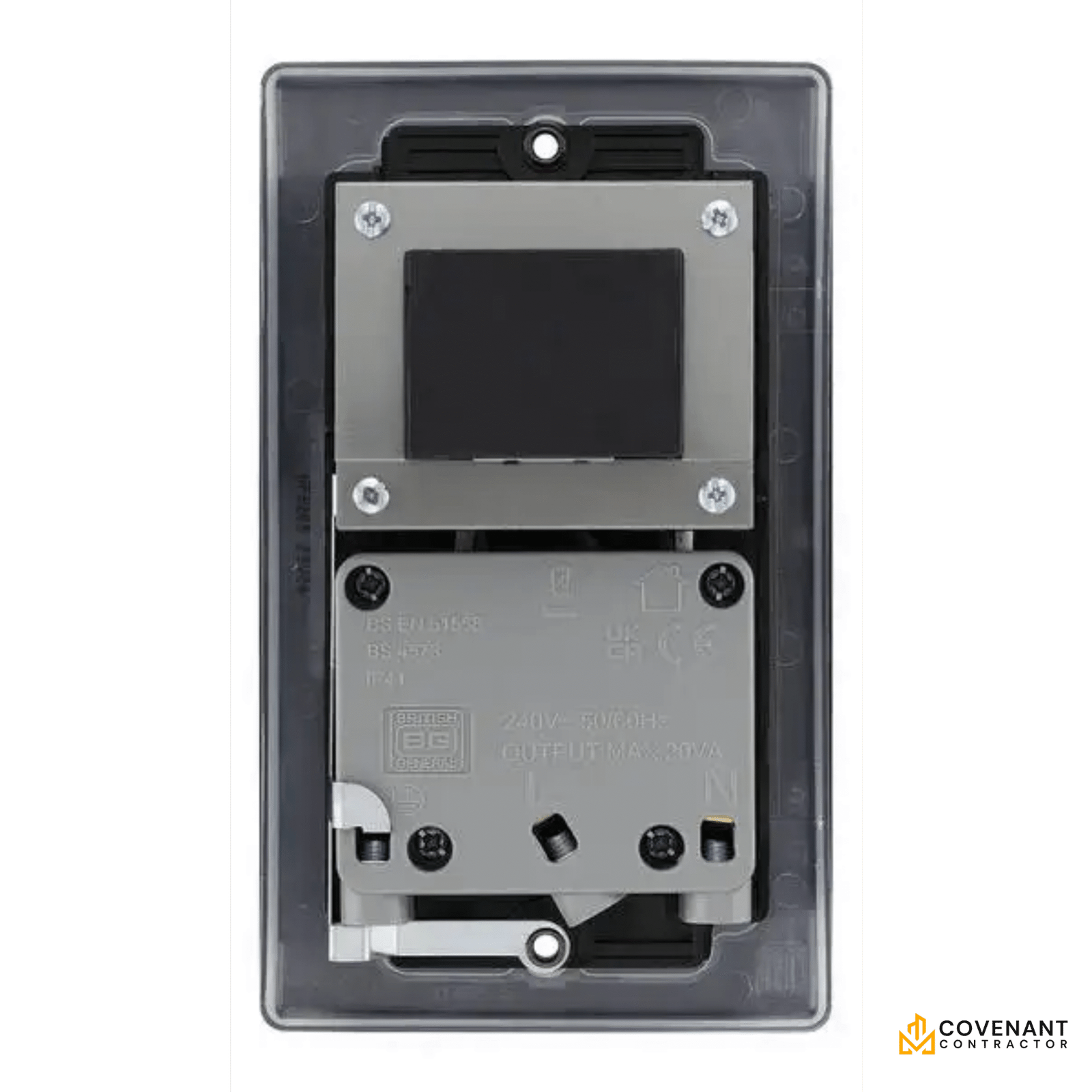 Shaver Socket - Dual Voltage (115-240V) - Matt Black - Image 2