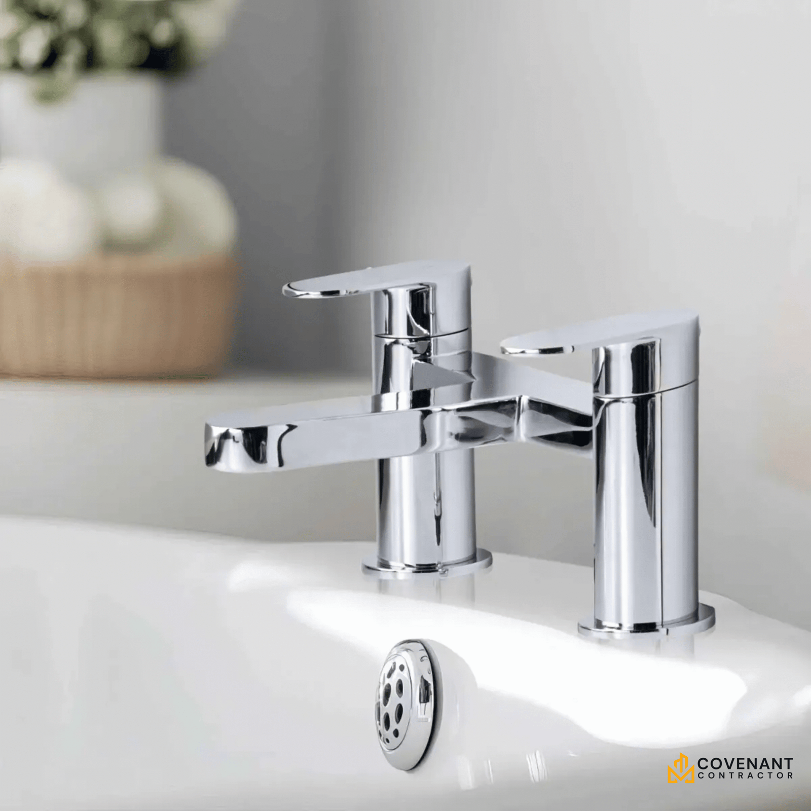 Highgate Bath Filler - Matt Black