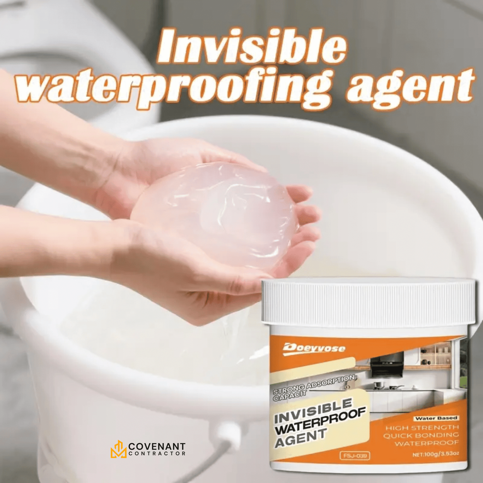Doeyvose Transparent Multi-Purpose Waterproofing Agent – 100g/300g/500g - Image 3
