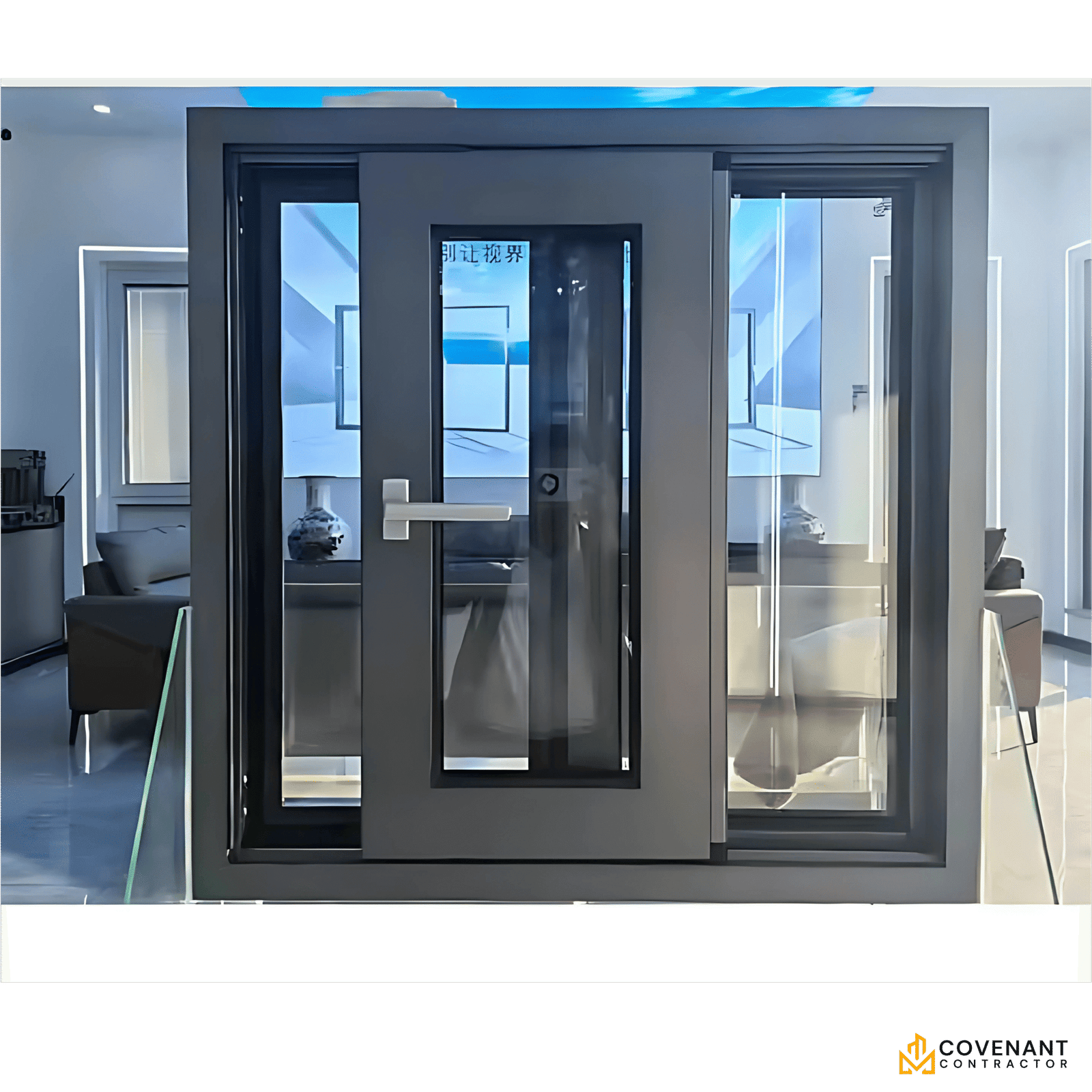 Premium Aluminum Sliding Windows with Windproof & Thermal Insulation
