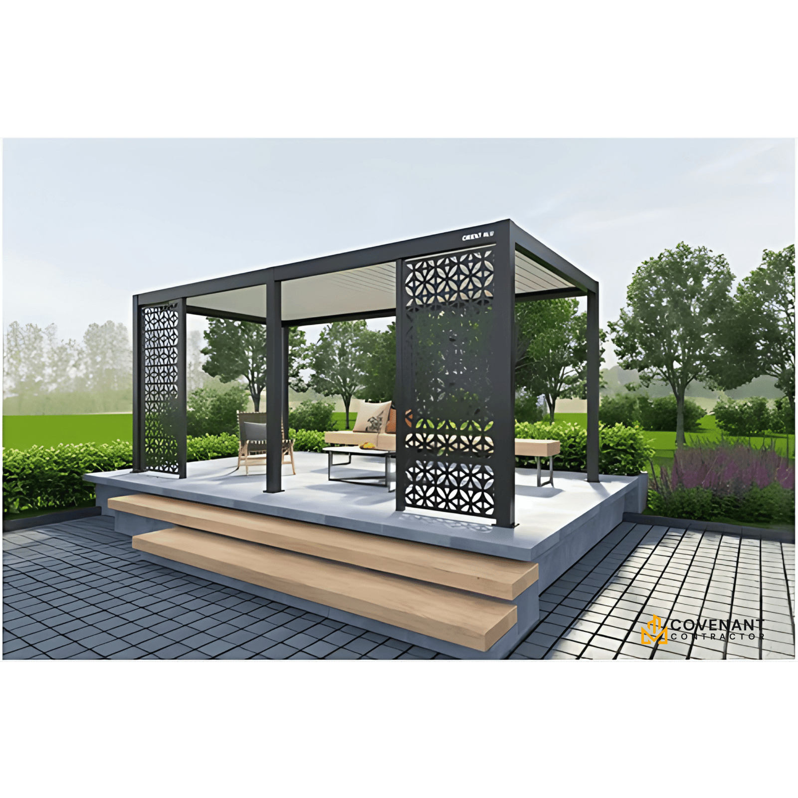 Premium Aluminum Louvered Pergola