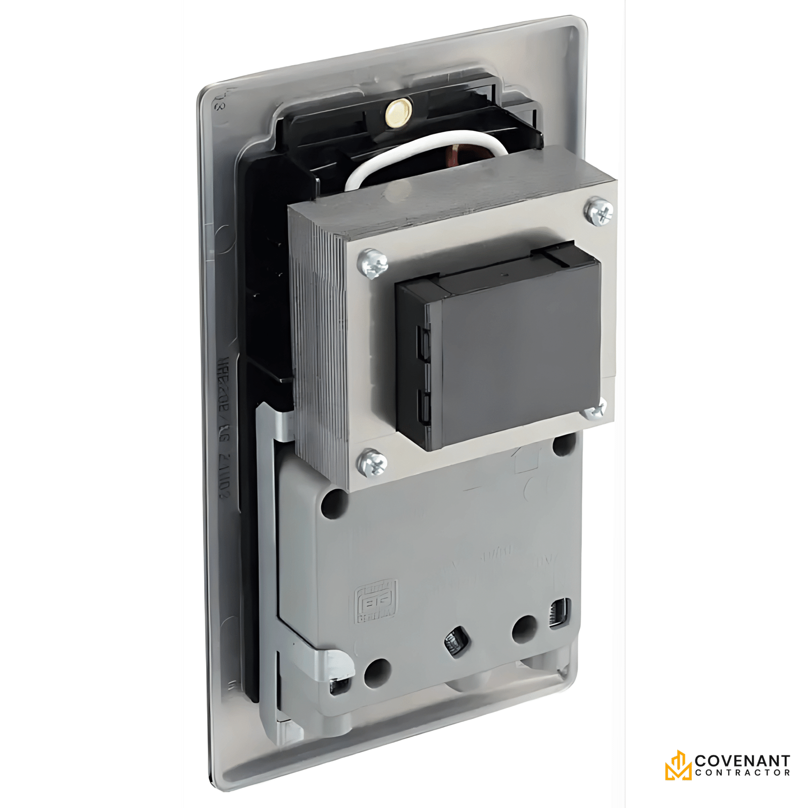 Shaver Socket - Dual Voltage (115-240V) - Antique Brass - Image 3