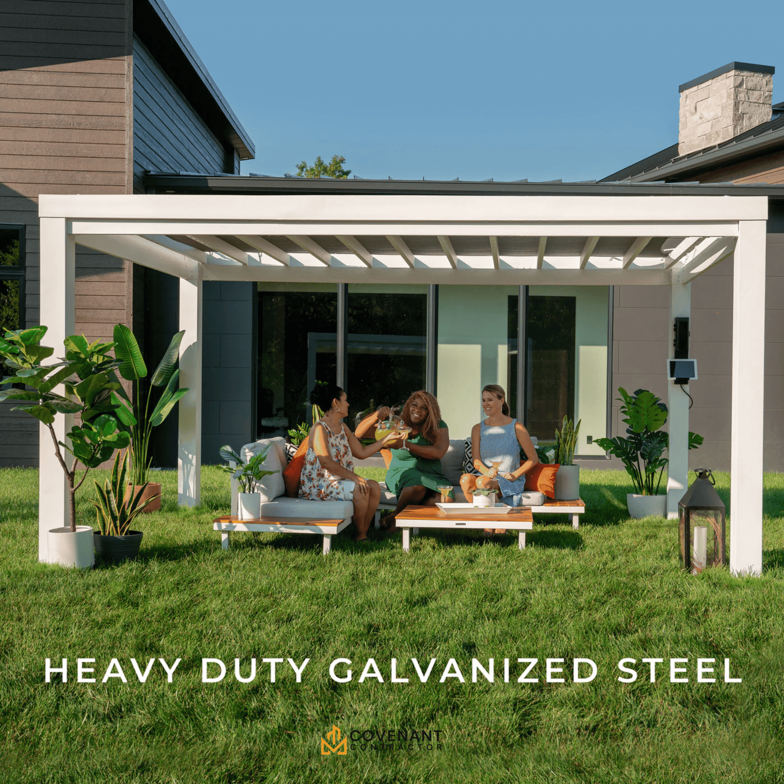 Windham 14'x10' Steel Pergola