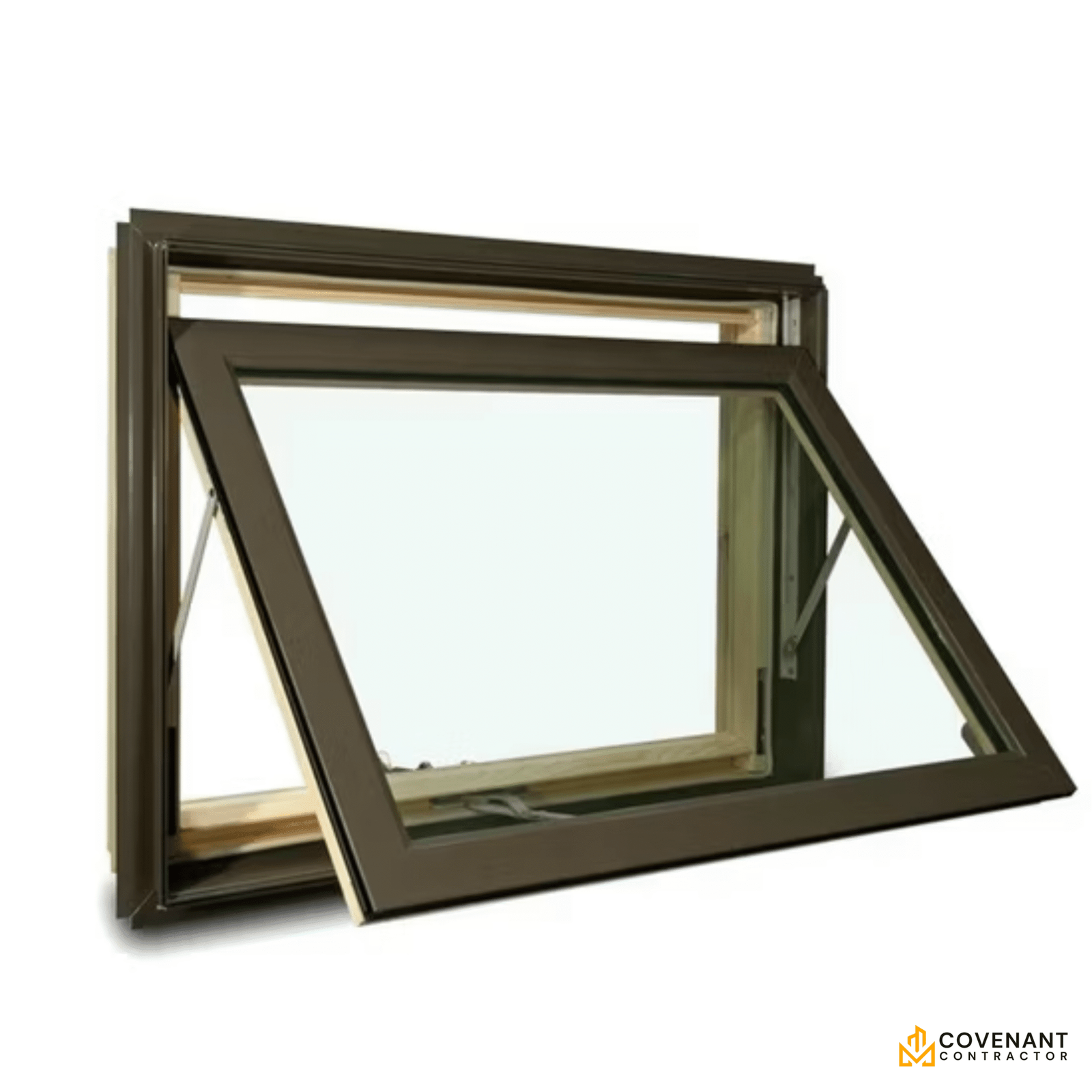 Prefabricated High-Quality Aluminum Awning Windows with Double Glass - Image 2