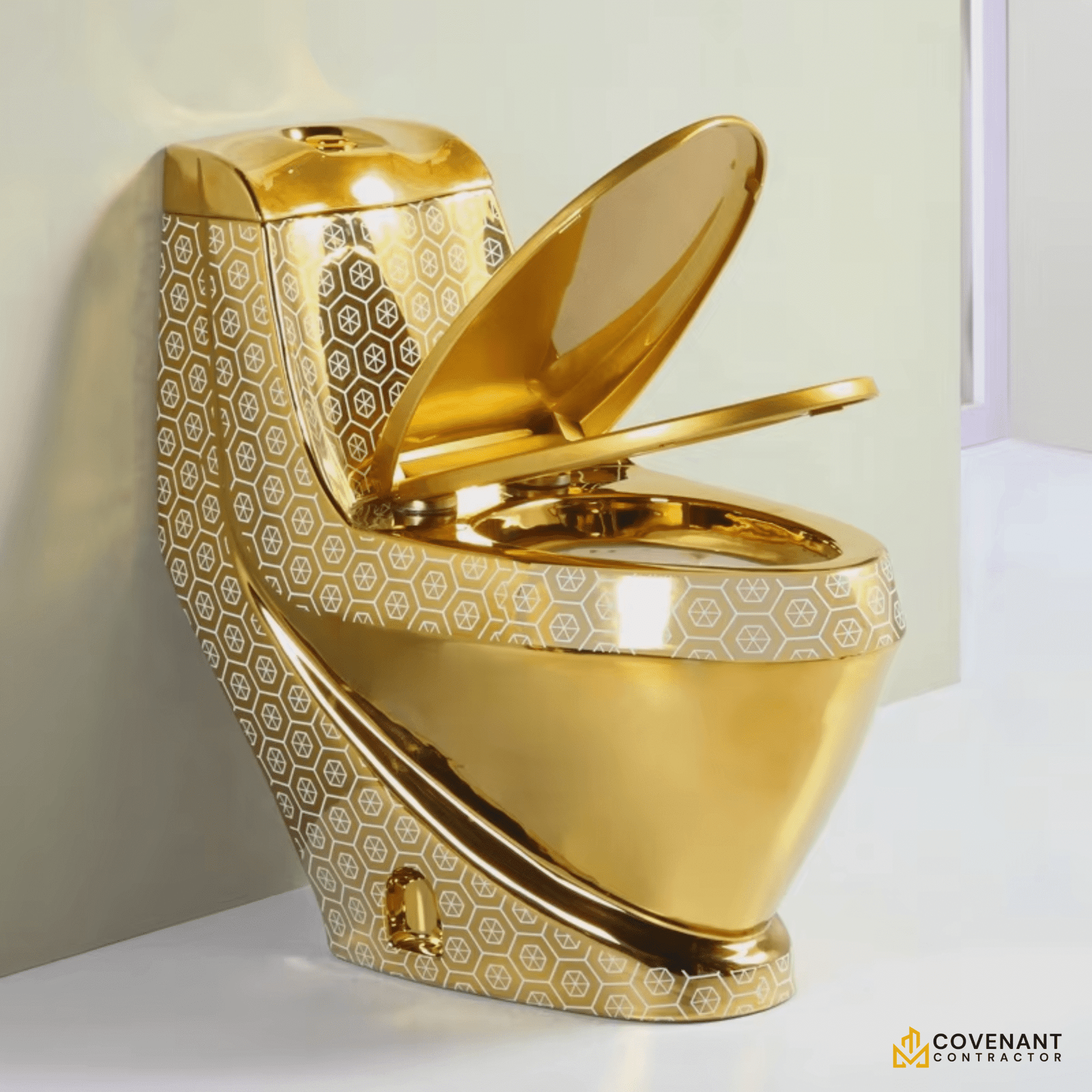 Royal Luxury Electroplated Gold Toilet - Image 4