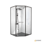 diamond-shaped-single-sliding-door-shower-screen
