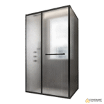 frameless-glass-sliding-shower-enclosure