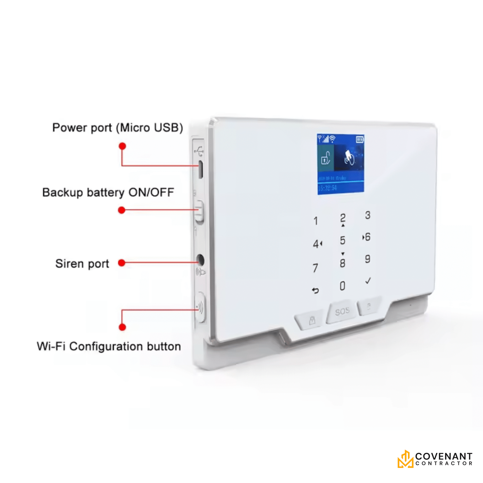 2.4G WiFi Smart Home Alarm System – Wireless Security Hub with App Control - Image 5