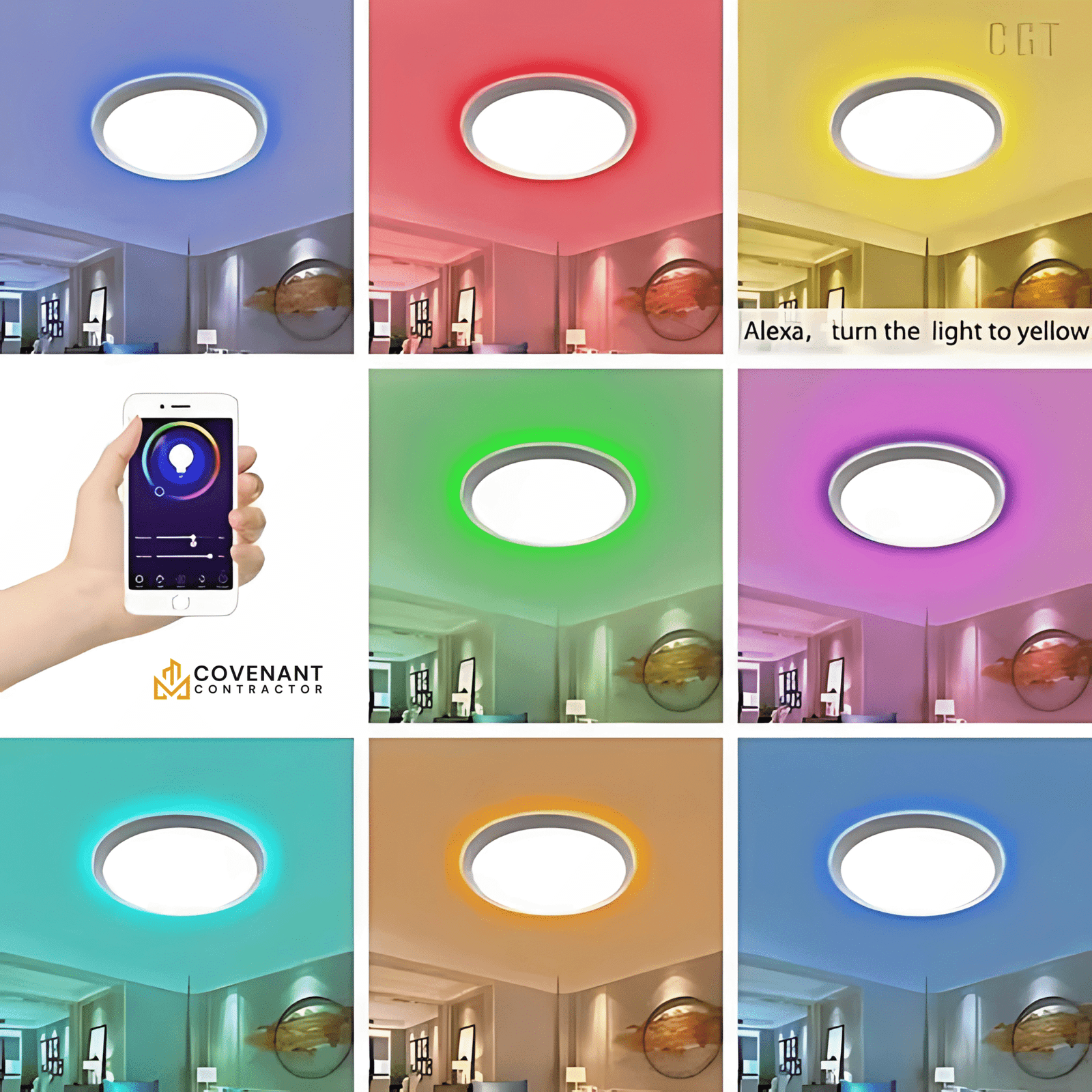 Slim Tuya WiFi Smart Ceiling Light - Image 3