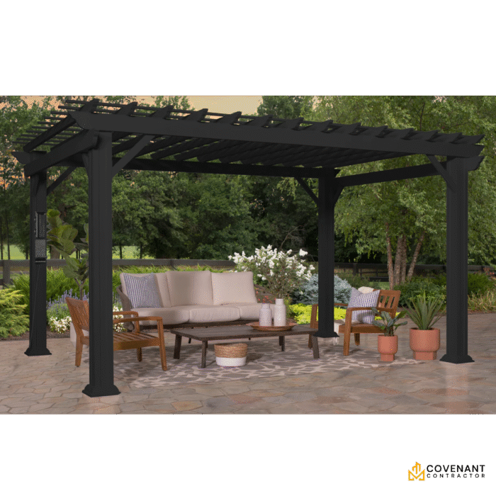 Stratford 14'x10' Traditional Steel Pergola