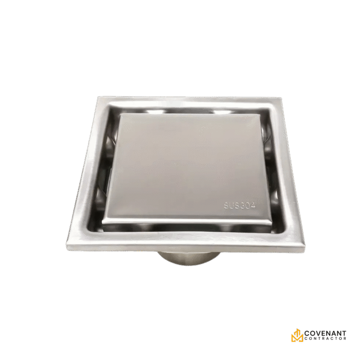 10cm Square Floor Waste Drain