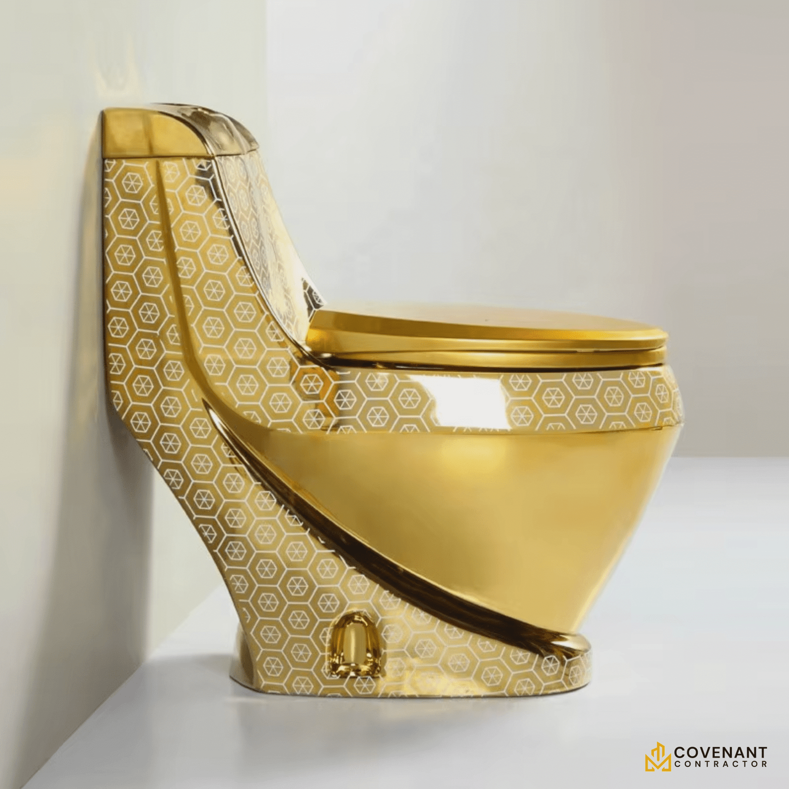 Royal Luxury Electroplated Gold Toilet - Image 3