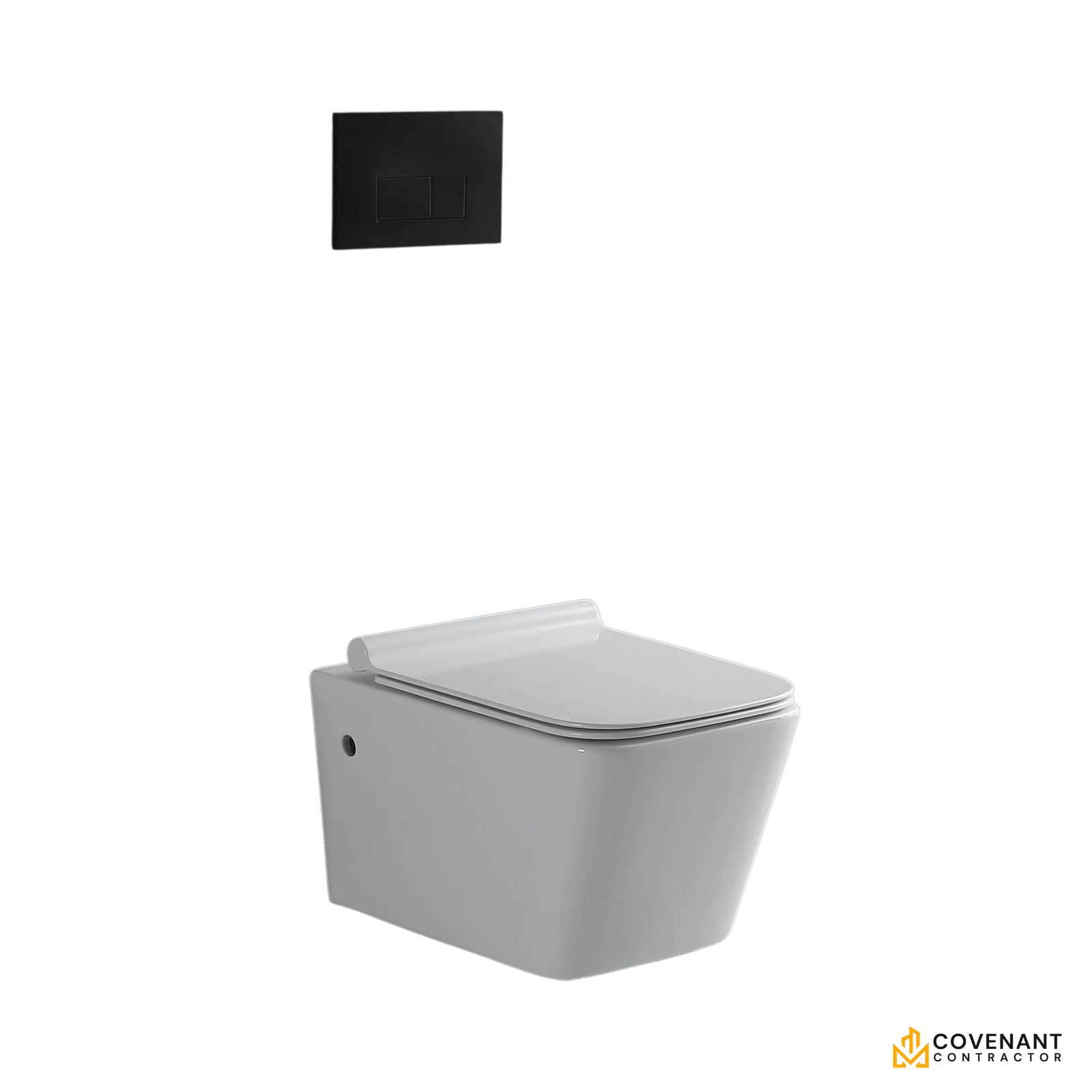 Contemporary Back-to-Wall Toilet Pan