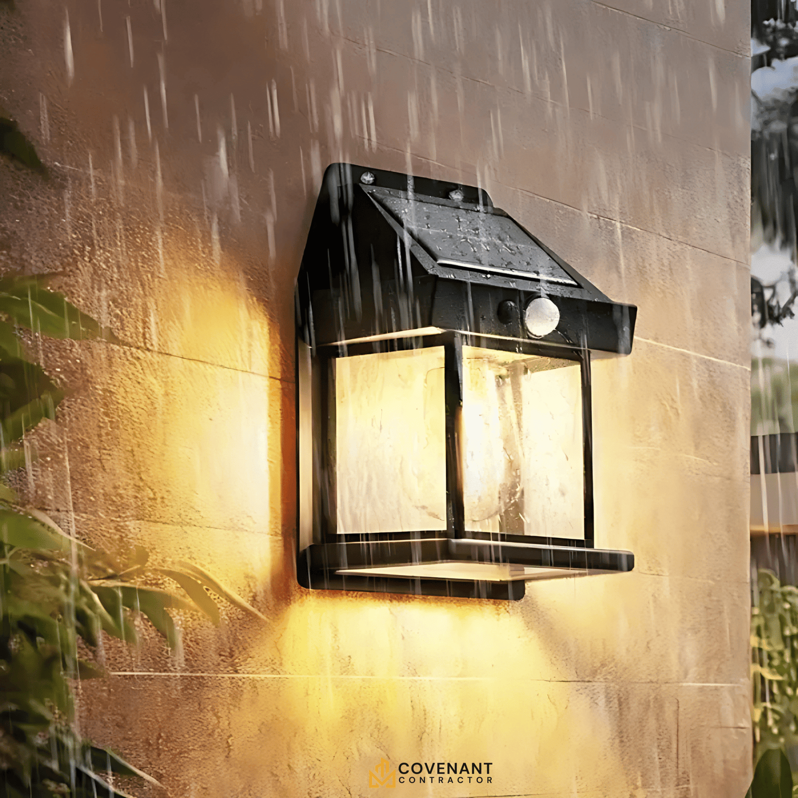6-Pack Solar Wall Lights – IP65 Waterproof with 3 Lighting Modes & Motion Sensor