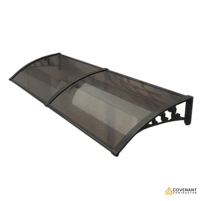 1PC Brown Polycarbonate Patio Awning