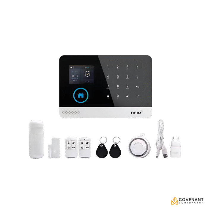 Tuya-Enabled Wireless Fire & Intrusion Alarm System