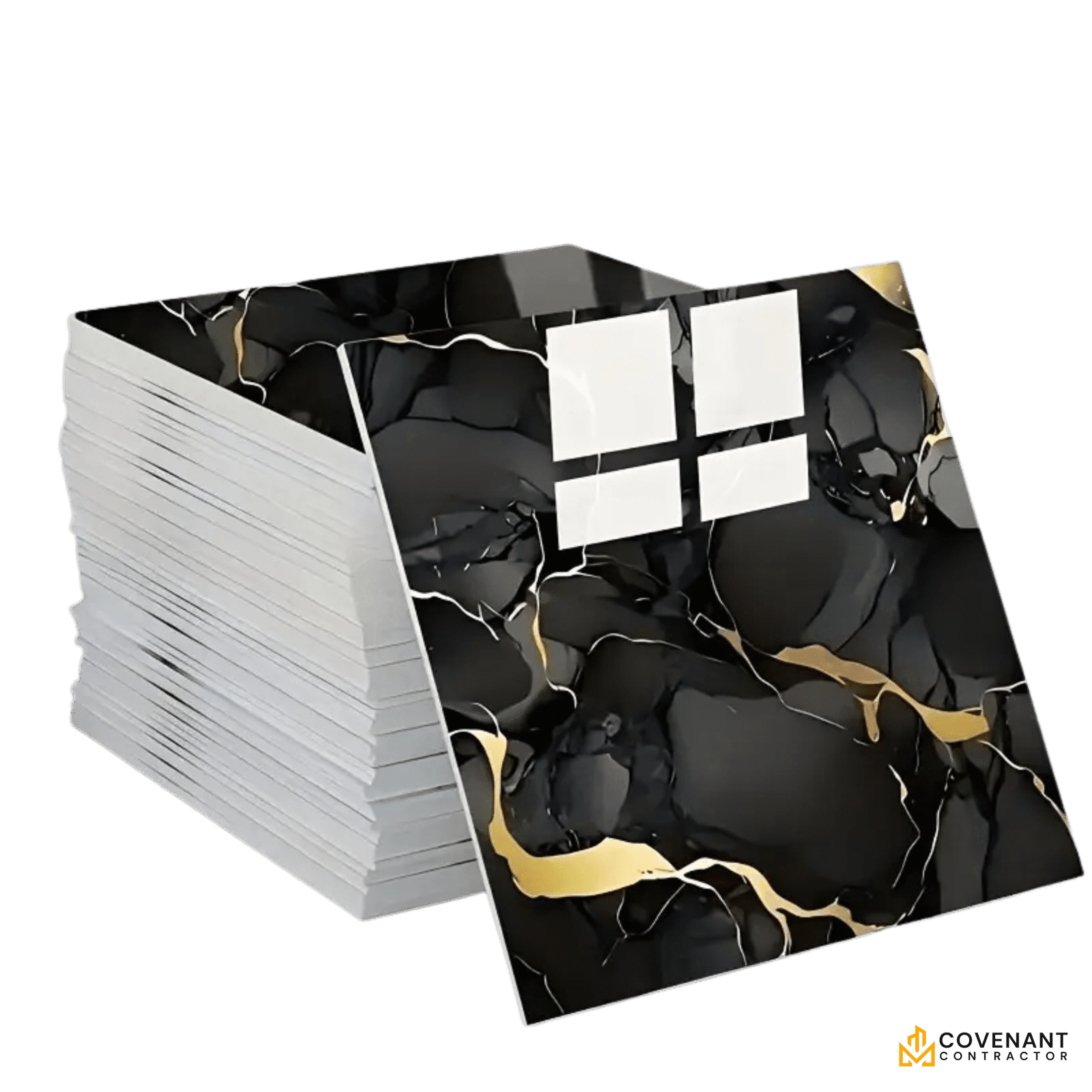 Self-Adhesive Marble Wallpaper Tiles – Waterproof & Removable