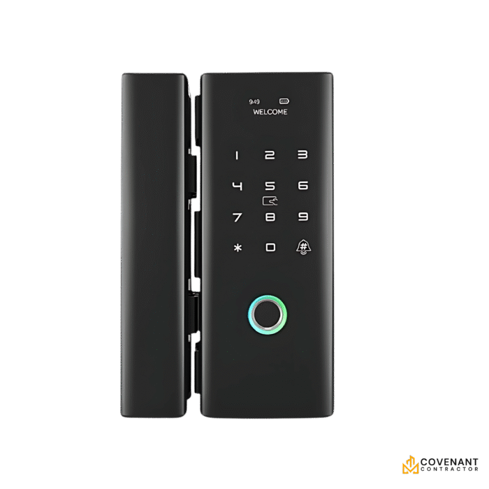 Glass Door Smart Lock – Modern Keyless Entry for Glass Doors (Bluetooth + Keypad)