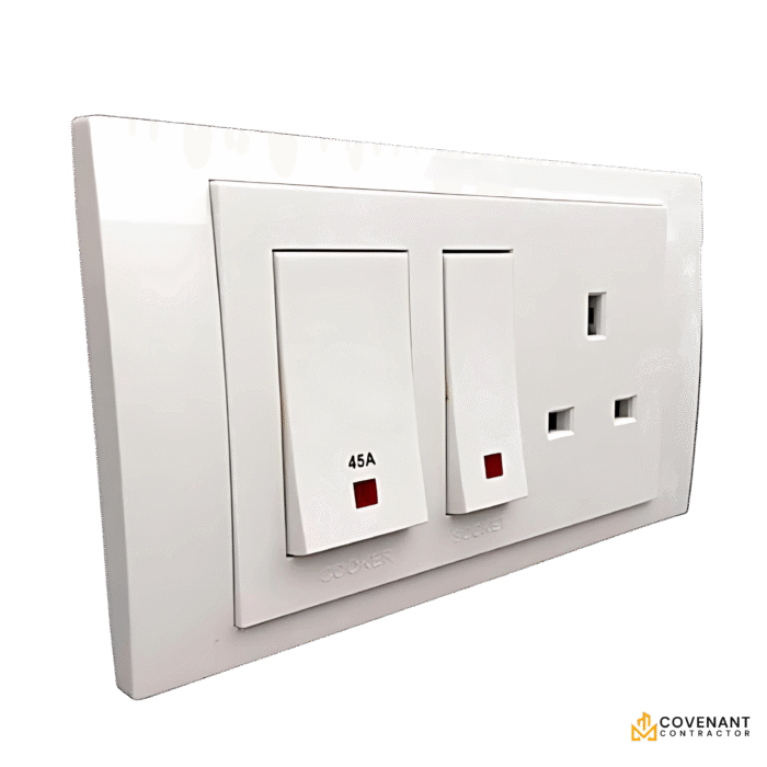 Vivace 3 x 6 45A 250V Cooker Control Unit - Premium Electrical Switch