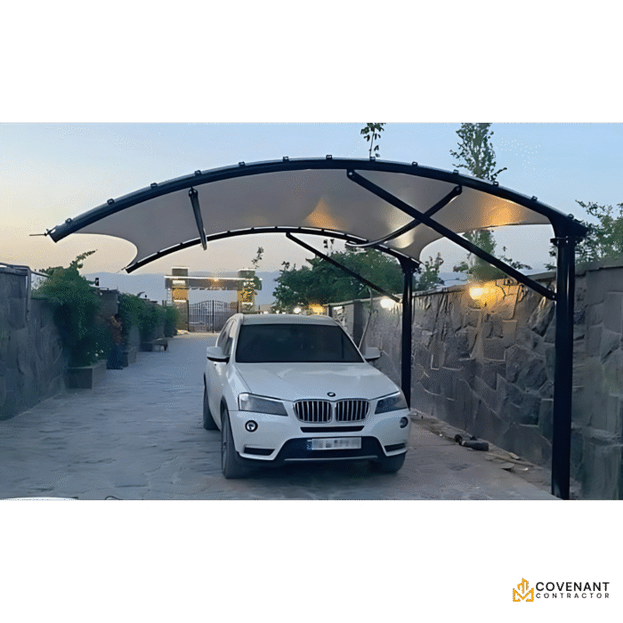 Premium Canopy Car Parking Shed - Heavy-Duty Vehicle Shelter Solution