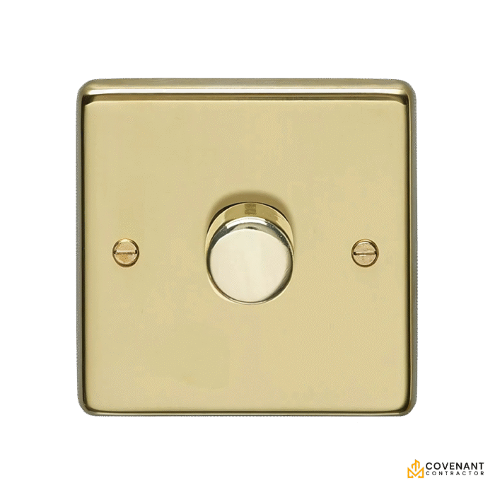 Brass Two-Way Dimmer Switch – Premium Lighting Control