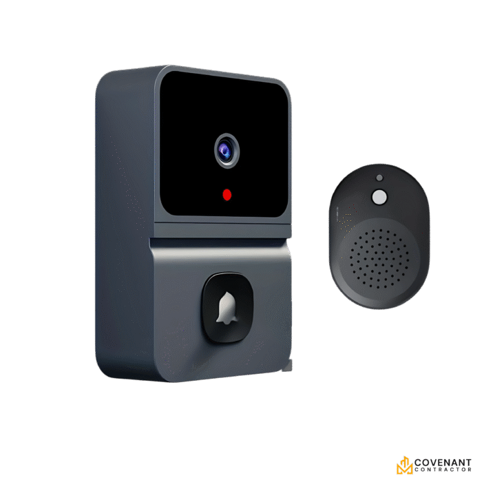 WiFi Doorbell Camera – Wireless Security with 2-Way Audio & Night Vision