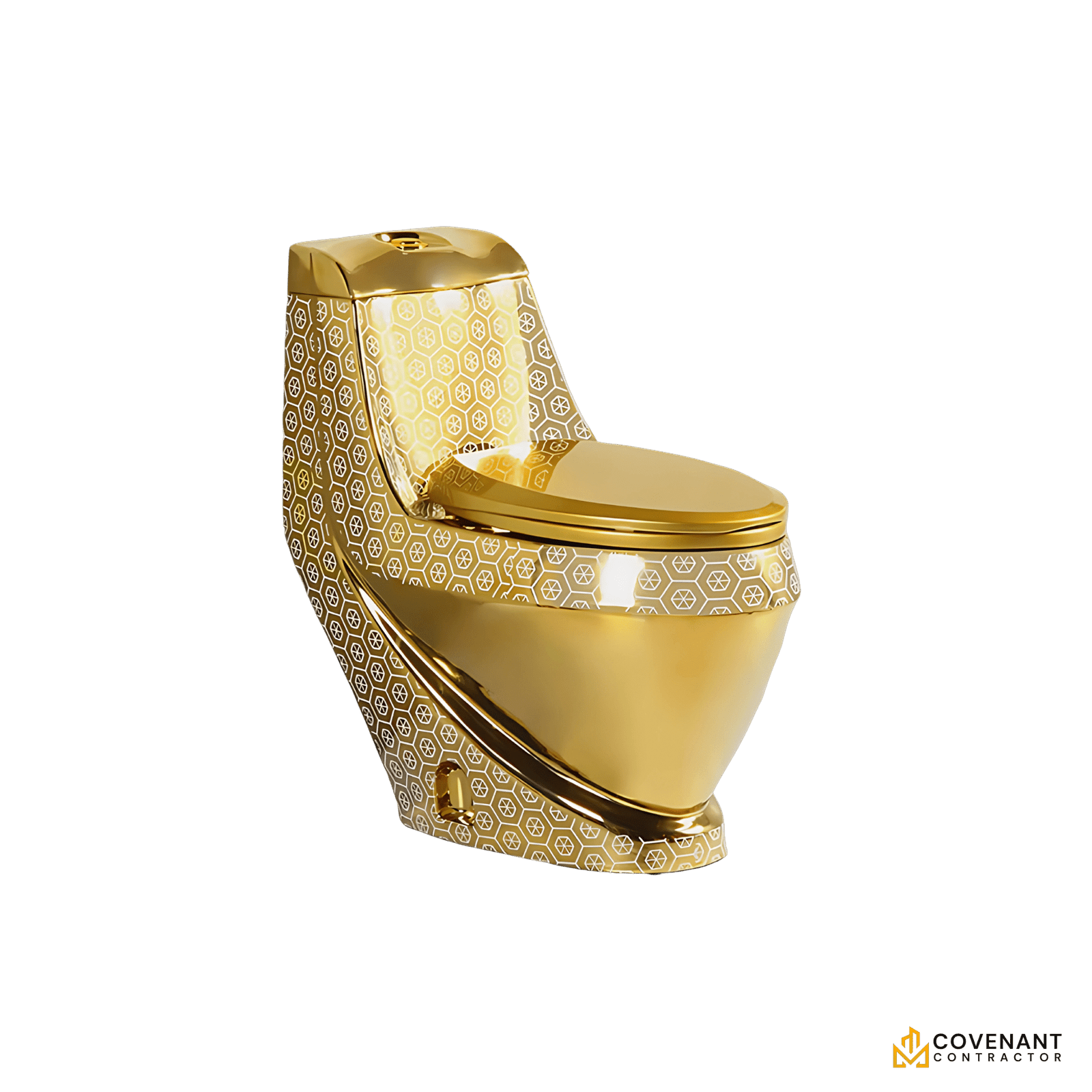 Royal Luxury Electroplated Gold Toilet