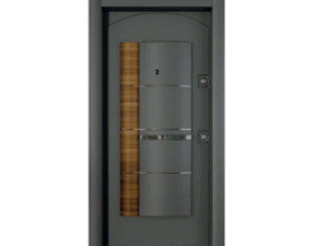 Turkish Satin Anthracite Composite Exterior Security Door – CK-1
